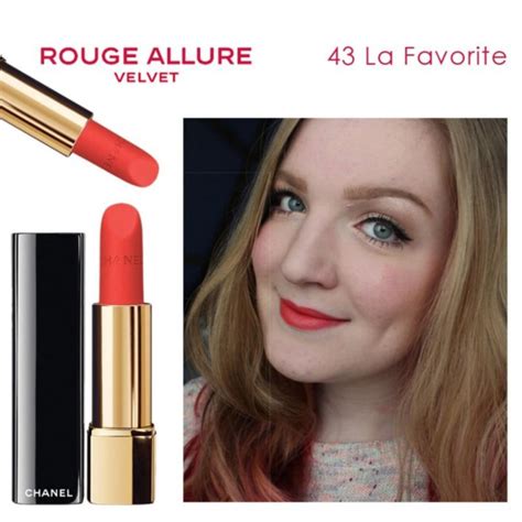 chanel la favorite ingredients|Chanel La Favorite (43) Rouge Allure V.